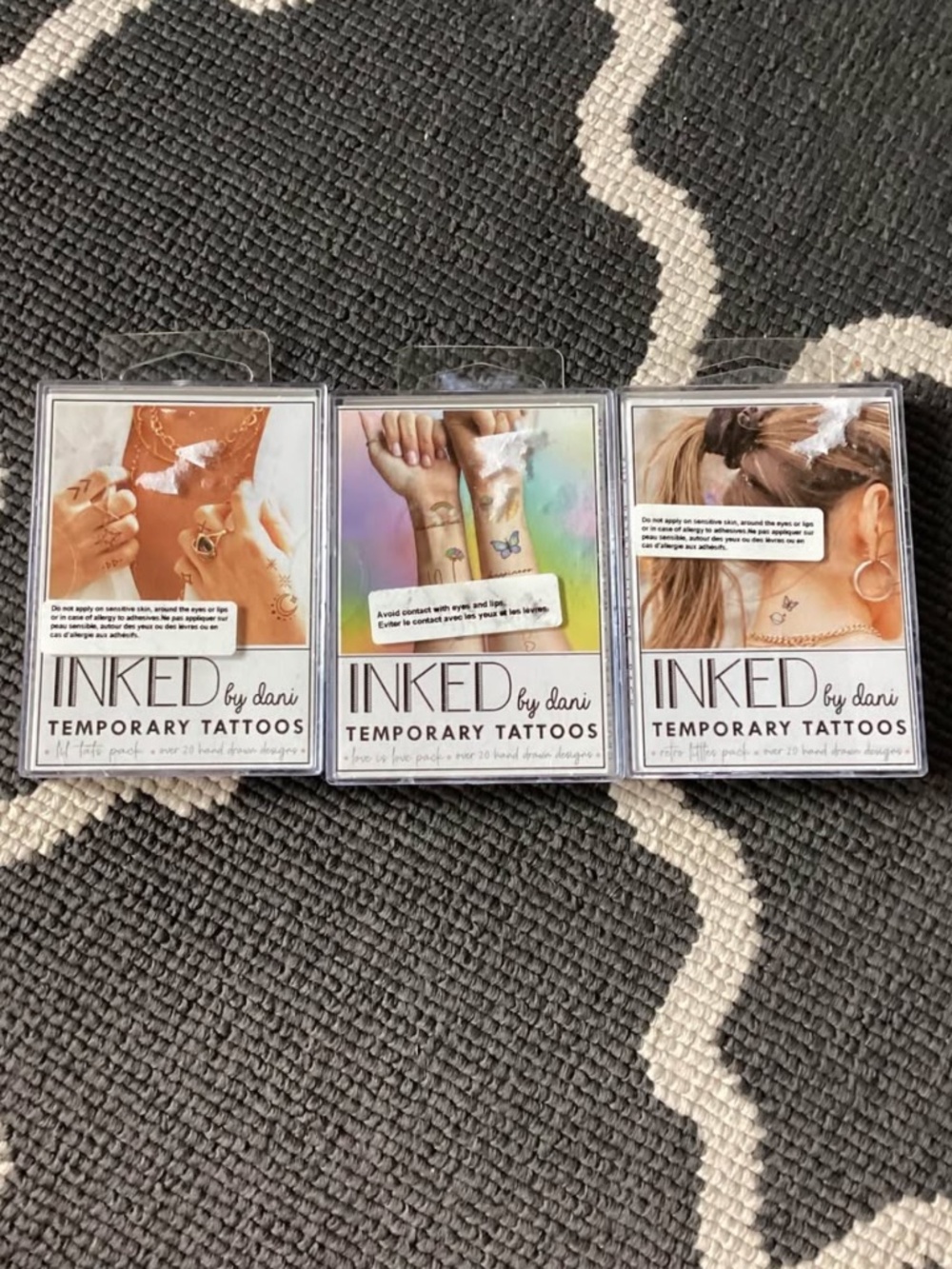 Inked by Dani Temporary Tattoos x3